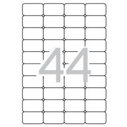 Apli Etiquetas Translucidas Resistentes Intemperie 48.5 x 25.4mm 20 Hojas