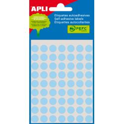 Apli Etiquetas Minibolsa Azules Ø 10.0mm 5 Hojas