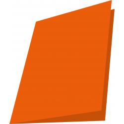 Mariola Pack de 50 Subcarpetas de Cartulina 180gr - Formato Folio - Ranura para Fastener - Color Naranja