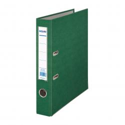 Dohe Archicolor Archivador de Palanca con Rado y Tarjetero - Lomo Estrecho - Formato Folio - Carton Forrado - Color Verde