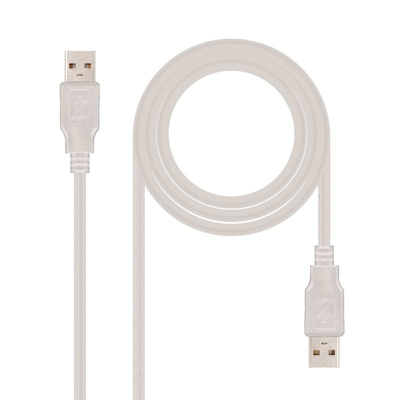 Nanocable Cable USB-A 2.0 Macho a USB-A Macho 3m