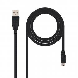 Nanocable Cable USB-A 2.0 Macho a Mini-USB Macho 1.8m