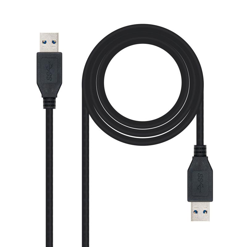 Nanocable Cable USB-A 3.0 Macho a USB-A Macho 1m