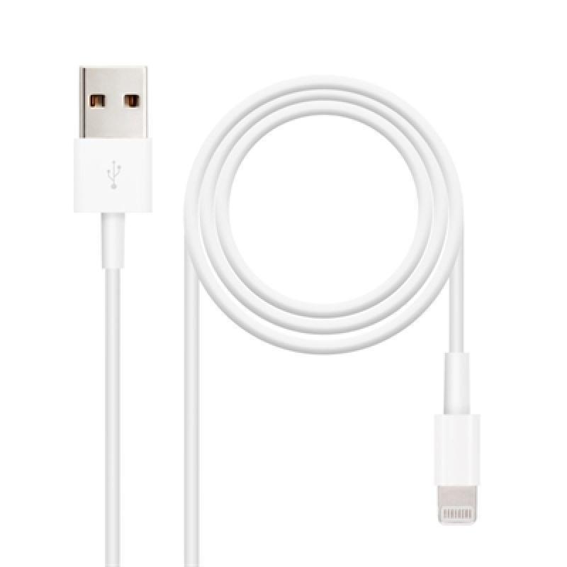 Nanocable Cable USB-A Macho a Lightning Macho 50cm