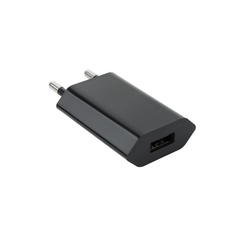 Nanocable Mini Cargador de Red USB 5V - Color Negro