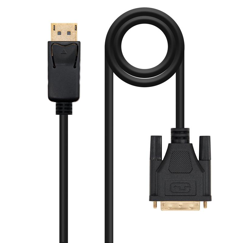 Nanocable Cable Conversor Displayport/M A Dvi/M - 1.0m - Color Negro