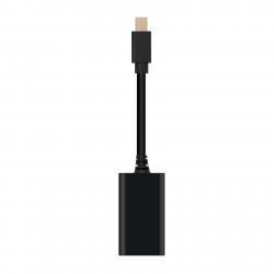 Nanocable Conversor Mini DP a HDMI - mDP/M-HDMI A/H - 15cm - Color Negro