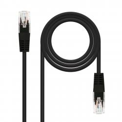 Nanocable Cable de Red Latiguillo RJ45 Cat.6 UTP AWG24 1m - Color Negro