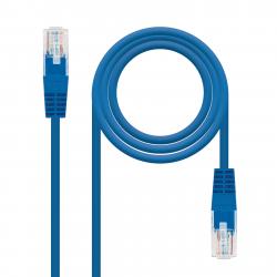 Nanocable Cable de Red Latiguillo RJ45 Cat.6 UTP AWG24 2m - Color Azul