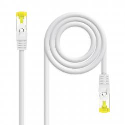 Nanocable Cable de Red Latiguillo RJ45 LSZH Cat.6a SFTP AWG26 0.50m - Color Blanco