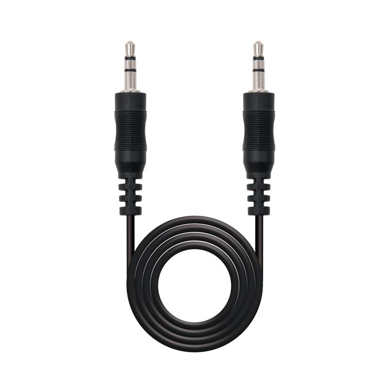 Nanocable Cable Audio Estereo Jack 3.5mm Macho a Jack 3.5mm Macho 10m - Color Negro