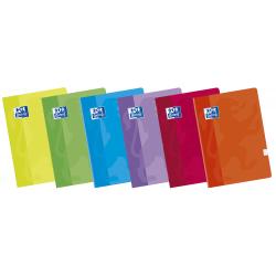 Oxford Classic Pack de 10 Libretas Grapadas Formato A4 Cuadriculado 4x4mm - 48 Hojas con Margen - Tapa Blanda Plastificada - Col