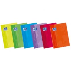 Oxford Classic Pack de 10 Libretas Grapadas Formato A4 Liso - 48 Hojas - Tapa Blanda Plastificada - Colores Surtidos