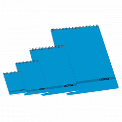 Enri Oficina Cuaderno Espiral 8º 4x4 - Tamaño Practico - Cuadricula 4x4 - Ideal para la Oficina