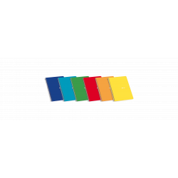 Enri Cuaderno Espiral Tapa Blanda 8º 4x4 80 Hojas - Diseño Compacto - Tapa Flexible - Cuadricula de 4x4 - 80 Hojas - Colores Sur