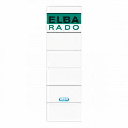 Elba Etiquetas Adhesivas L80mm - Facil de Pegar - Tamaño L80mm - Ideal para Organizar y Etiquetar - Color Blanco