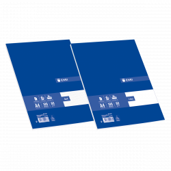 Enri A4 Resmilleria Liso 100 Hojas - Papel de Alta Calidad - Tamaño Estandar A4 - 100 Hojas - Color Azul