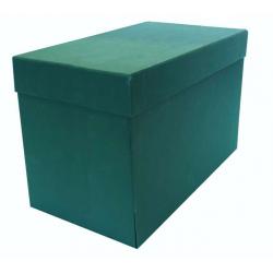 Elba Caja de Transferencia Resistente 38.5x25.3cm - con Tapa Abatible - Fabricada en Carton Reciclado - Ideal para Archivar Docu