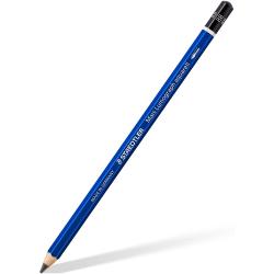 Staedtler Mars Lumograph Aquarell 100A Lapiz de Grafito - Mina 8B - Resistencia a la Rotura - Madera de Bosques Sostenibles