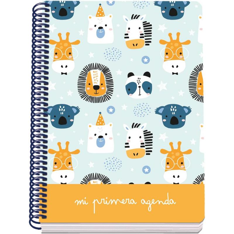 Dohe Agenda Infantil Espiral A5 Perpetua - Interior Perpetuo - 120 Hojas 70g/m2 - Cubierta de Cartulina Impresa Plastificada - T