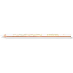 Staedtler Jumbo Noris 128 Lapiz Triangular de Color - Mina de 4mm - Resistencia a la Rotura - Diseño Ergonomico - Color Blanco