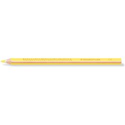 Staedtler Jumbo Noris 128 Lapiz Triangular de Color - Mina de 4mm - Resistencia a la Rotura - Diseño Ergonomico - Color Amarillo