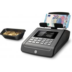 Safescan 6185 Balanza Contadora de Dinero - con Puerto USB - Avanzada para Monedas y Billetes - Opciones de Conteo