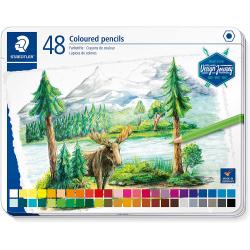 Staedtler 146C Pack de 48 Lapices de Colores - Mina Suave - Colores Surtidos