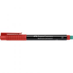 Faber-Castell Multimark Rotulador Permanente - Ancho de Trazo 0.4mm - Goma de Borrar Integrada - Resistente a la Luz y al Agua -