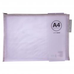 Apli Sobres Porta-Todo Nylon Transpirable A4 - Tacto Agradable, Portatiles, Resistentes y Duraderos - Ideal para Documentos, Equ