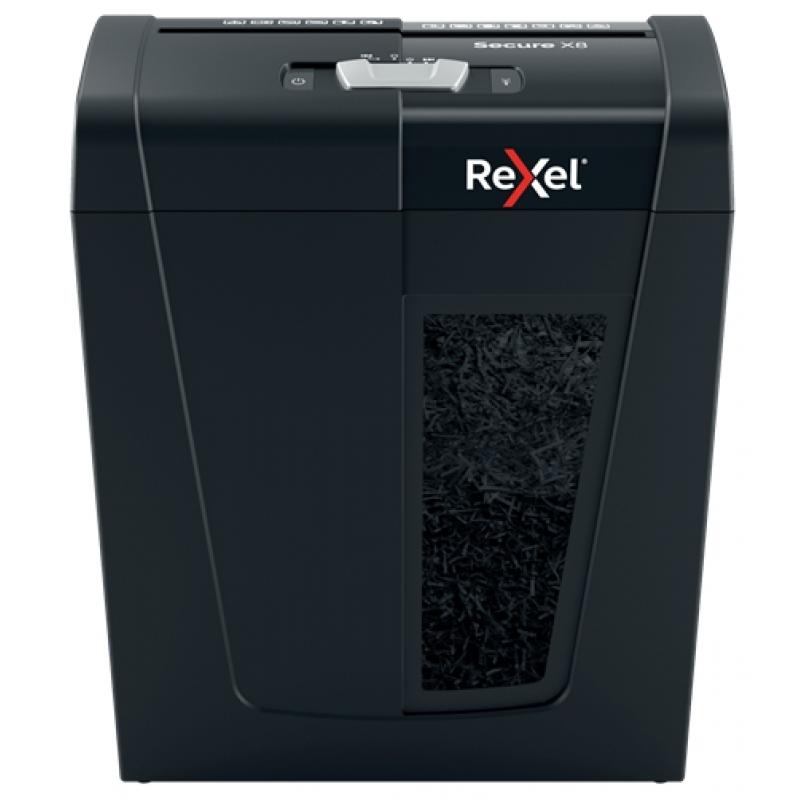 Rexel Secure X8 Destructora de Papel Manual Corte en Particulas - Destruye hasta 8 Hojas - 14L