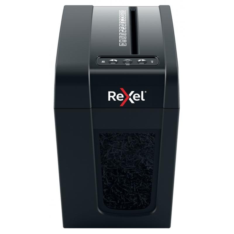 Rexel Secure X6-SL Whisper-Shred Destructora de Papel Manual Corte en Particulas - Destruye hasta 6 Hojas - 10L