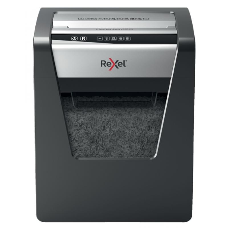 Rexel Momentum X415 Destructora de Papel Manual Corte Confeti - Destruye hasta 15 Hojas - 23L