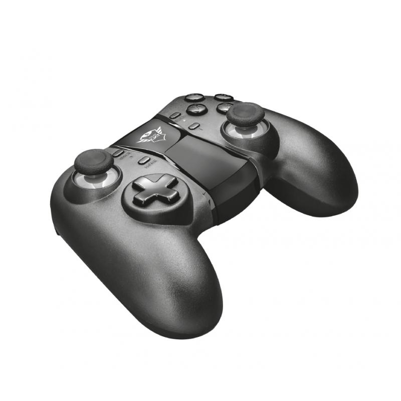 Trust Gaming GXT 590 Bosi Mando/Gamepad Inalambrico para Windows y Android - Soporte Integrado para Smartphone - 13 Botones de R