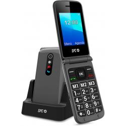 SPC Telefono Movil Boton SOS - de Tapa para Personas Mayores - Boton de Emergencias - Botones y Teclas Grandes - Ayuda Inteligen