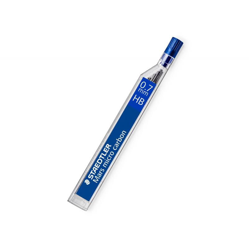 Staedtler Mars Micro Minas para Portaminas 0.7mm HB - Fuertes y Duraderas - Sin PVC - Apta para la Mayoria de Portaminas