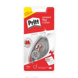 Pritt Roller Compact Flex Bl 4.2mm x 10m B2B - Punta Flexible - Aplicacion Suave - Correcciones Limpias - Diseño Ecologico - Tap