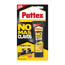 Pattex No Mas Clavos Blister 100g - Adhesivo de Montaje Extra-Fuerte - Elimina la Necesidad de Clavos y Tornillos - Ideal para B
