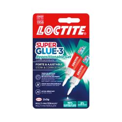 Loctite Superglue-3 Gel Reposicionable 3gr - Adhesivo Instantaneo E Inodoro - Uniones Precisas y Transparentes - Ideal para Supe