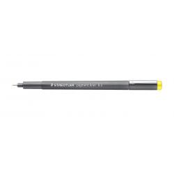 Staedtler Pigment Liner 308 Rotulador Calibrado - Trazo 0.3mm - Secado Rapido - Color Amarillo