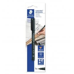 Staedtler Lumocolor Permanent 317 Rotulador Permanente de Punta Fina - Trazo 1mm - Para Casi Todas las Superficies - Secado Rapi