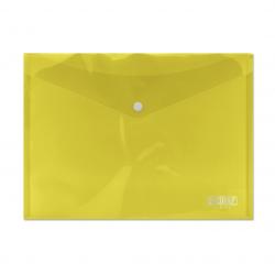 Ingraf Sobre con Cierre de Broche - Polipropileno - Tamaño A4 - Color Amarillo