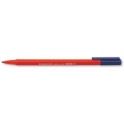 Staedtler Triplus Color 323 Rotulador de Punta Fina - Trazo 1mm Aprox - Tinta Base de Agua - Color Rojo