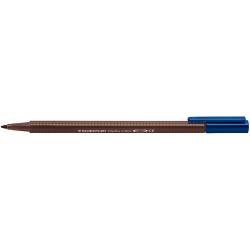 Staedtler Triplus Color 323 Rotulador de Punta Fina - Trazo 1mm Aprox - Tinta Base de Agua - Color Marron Tabaco