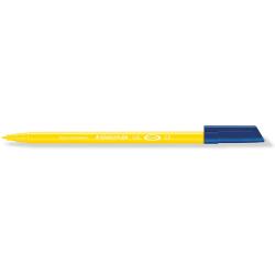 Staedtler Noris 326 Rotulador de Punta Fina - Trazo 1mm Aprox - Tina Base de Agua - Color Amarillo