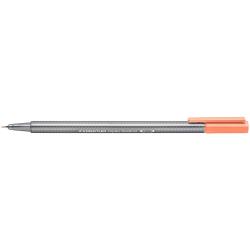 Staedtler Triplus Fineliner 334 Rotulador de Punta Fina - Trazo de 0.3mm - Tinta Base de Agua - Color Salmon