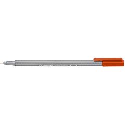 Staedtler Triplus Fineliner 334 Rotulador de Punta Fina - Trazo de 0.3mm - Tinta Base de Agua - Color Naranja Kalahari