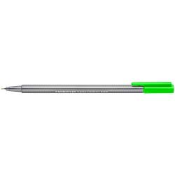 Staedtler Triplus Fineliner 334 Rotulador de Punta Fina - Trazo de 0.3mm - Tinta Base de Agua - Color Verde Neon