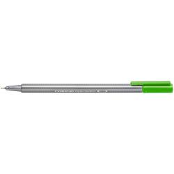 Staedtler Triplus Fineliner 334 Rotulador de Punta Fina - Trazo de 0.3mm - Tinta Base de Agua - Color Verde Claro