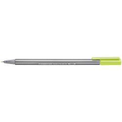 Staedtler Triplus Fineliner 334 Rotulador de Punta Fina - Trazo de 0.3mm - Tinta Base de Agua - Color Verde Lima